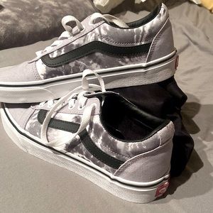 Customized vans, size 8
